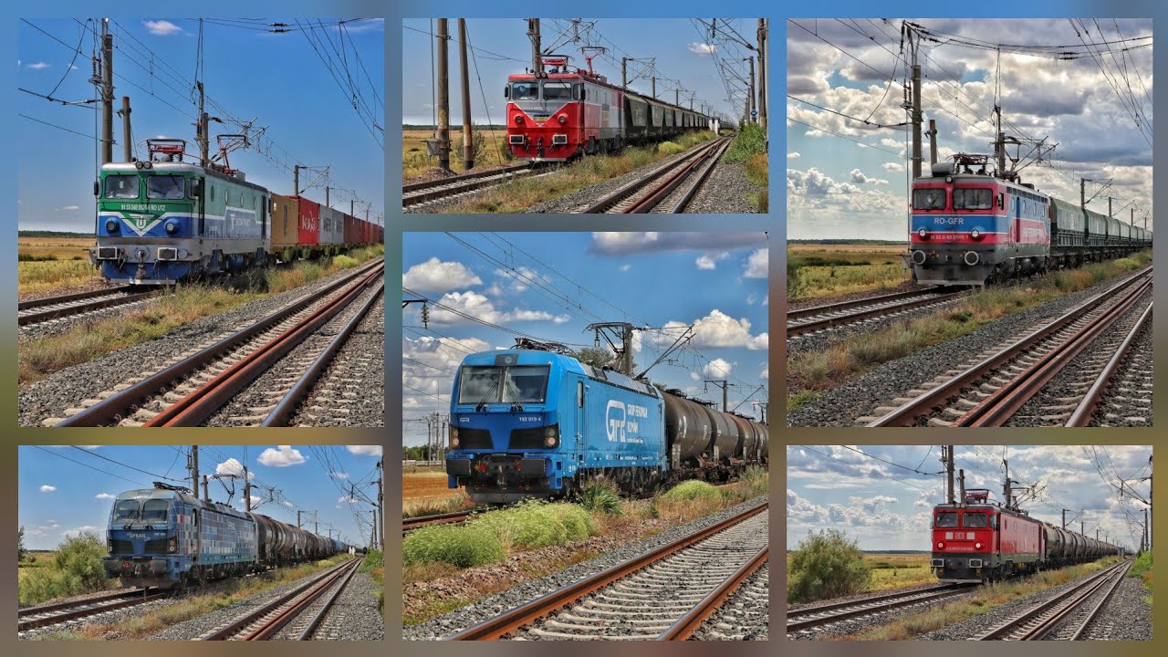 [4K] Trainspotting linia 702 Brăila&Buzău Iulie 2025 - trafic de marfă