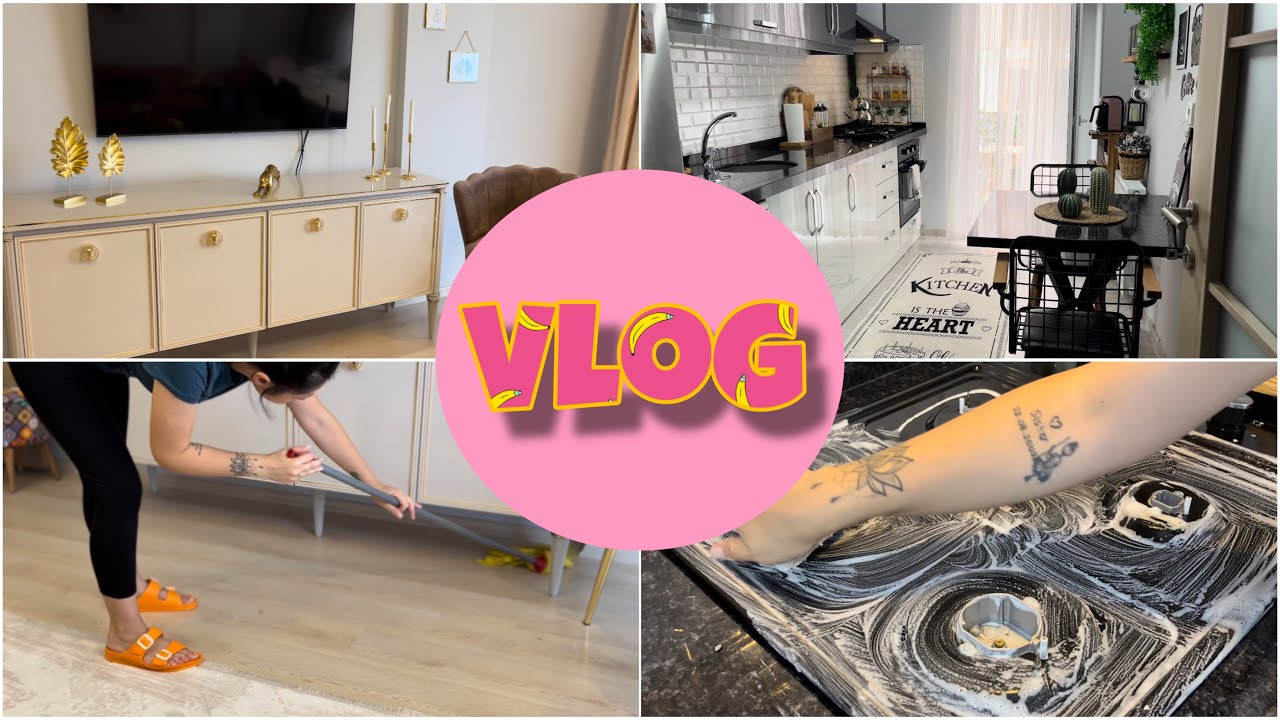 GÜNLÜK TEMİZLİK RUTİNİM 5 || Temizlik vlog || Hızlandırılmış temizlik | Temizlik Motivasyonu 🧼