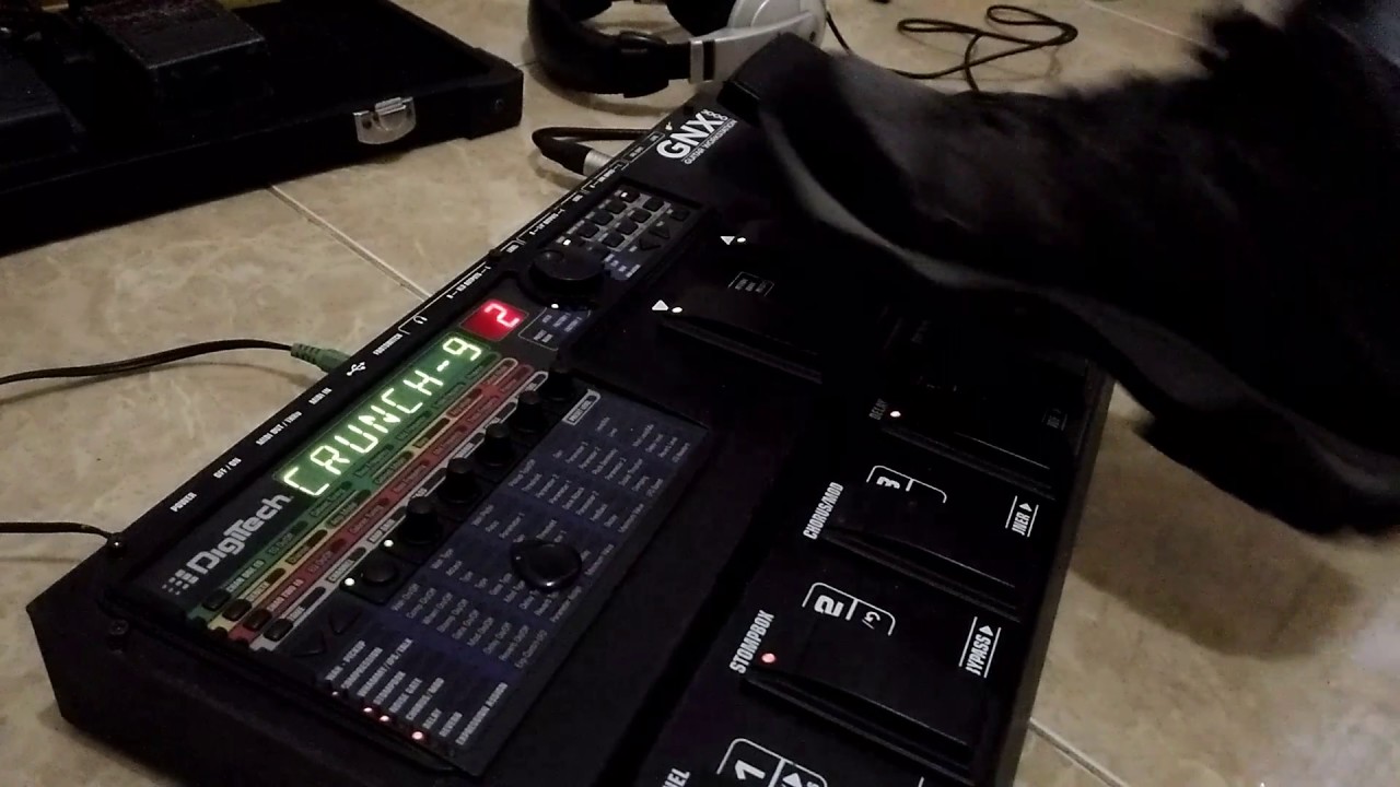 Digitech GNX3000 whammy test