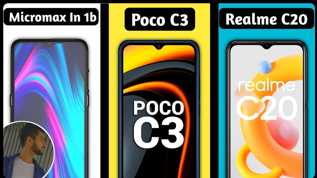 Realme C20 Vs Micromax In 1b Vs Poco C3 | Best Gaming Phone Under 10000 | Phone Under 10000