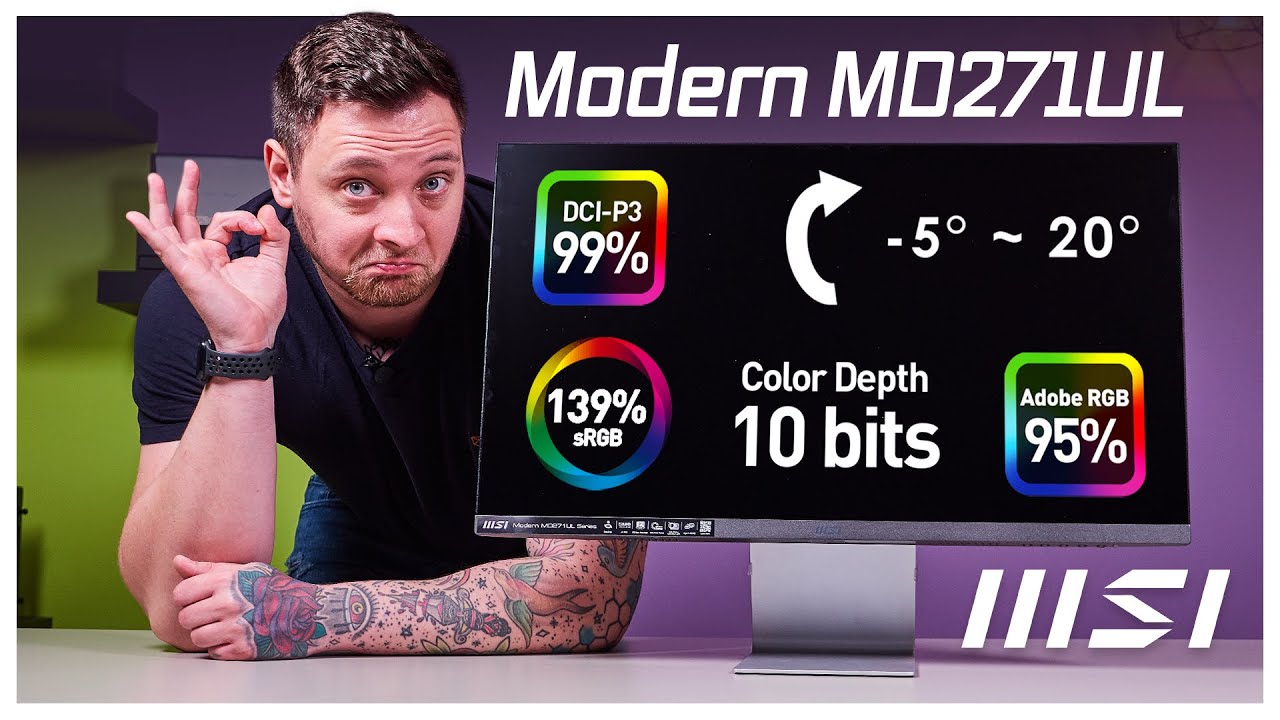 Tartalomgyártóknak? | MSI Modern MD271UL