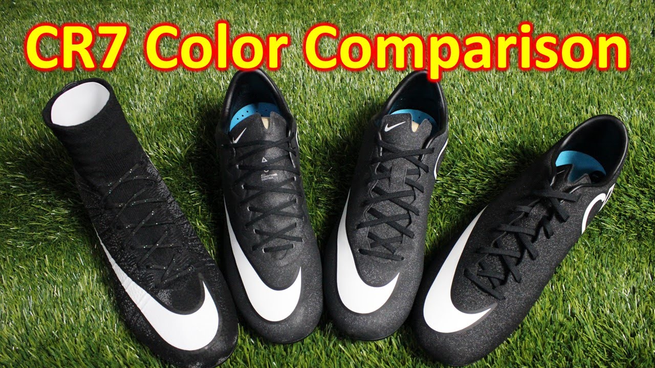 Nike CR7 Gala Glimmer Mercurial Colorway Comparison (4K)