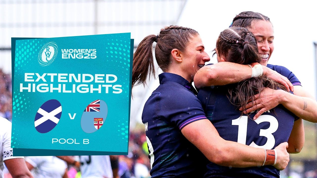 An instant EPIC 😍 | Scotland v Fiji | Rugby World Cup 2025 | Extended Highlights