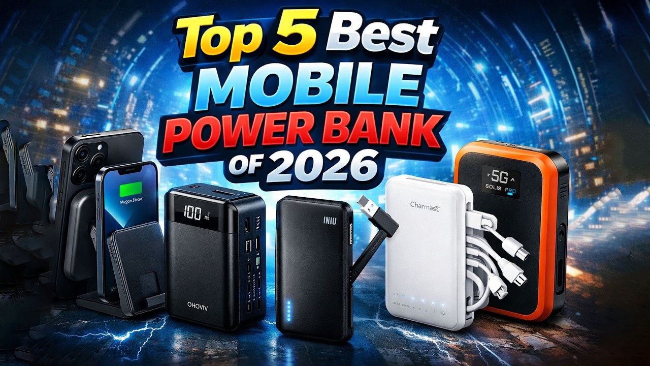 Top 5 Best Mobile Power Banks of 2026