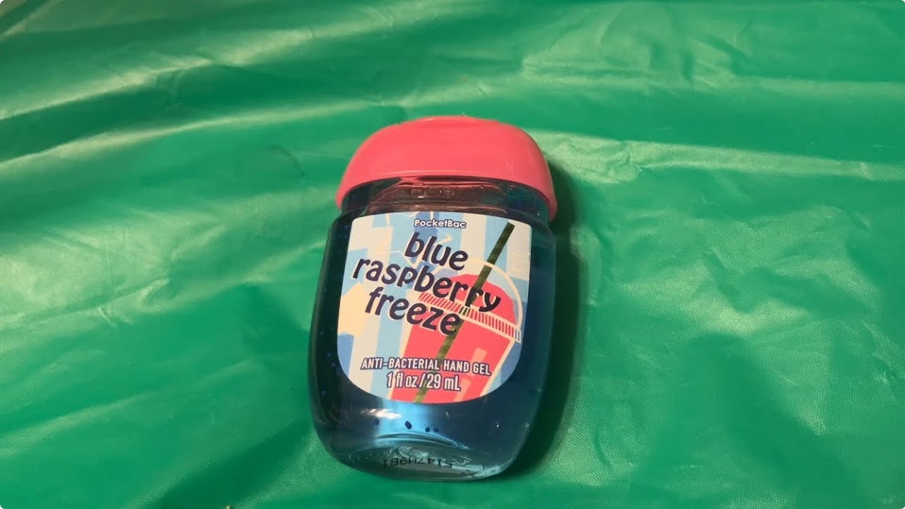 Blue Raspberry freeze hand sanitizer review 