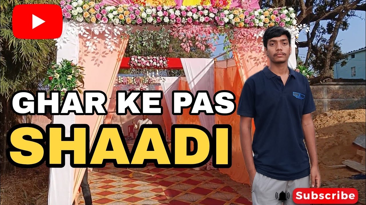 Ghar ke pas shaadi  _  😍|| #vlog #shadi #barat #viral #trending #lifestyle 