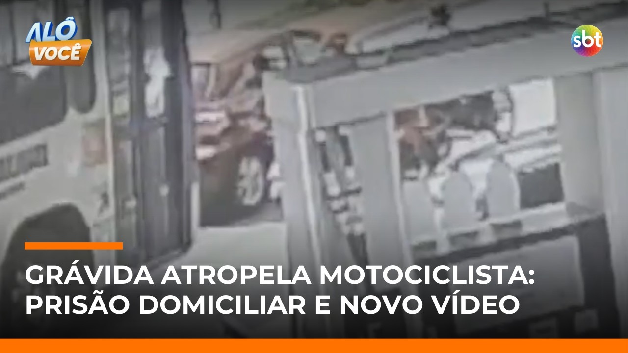 Novas imagens mostram grávida atropelando motociclista em Santos (SP) | #AloVoce