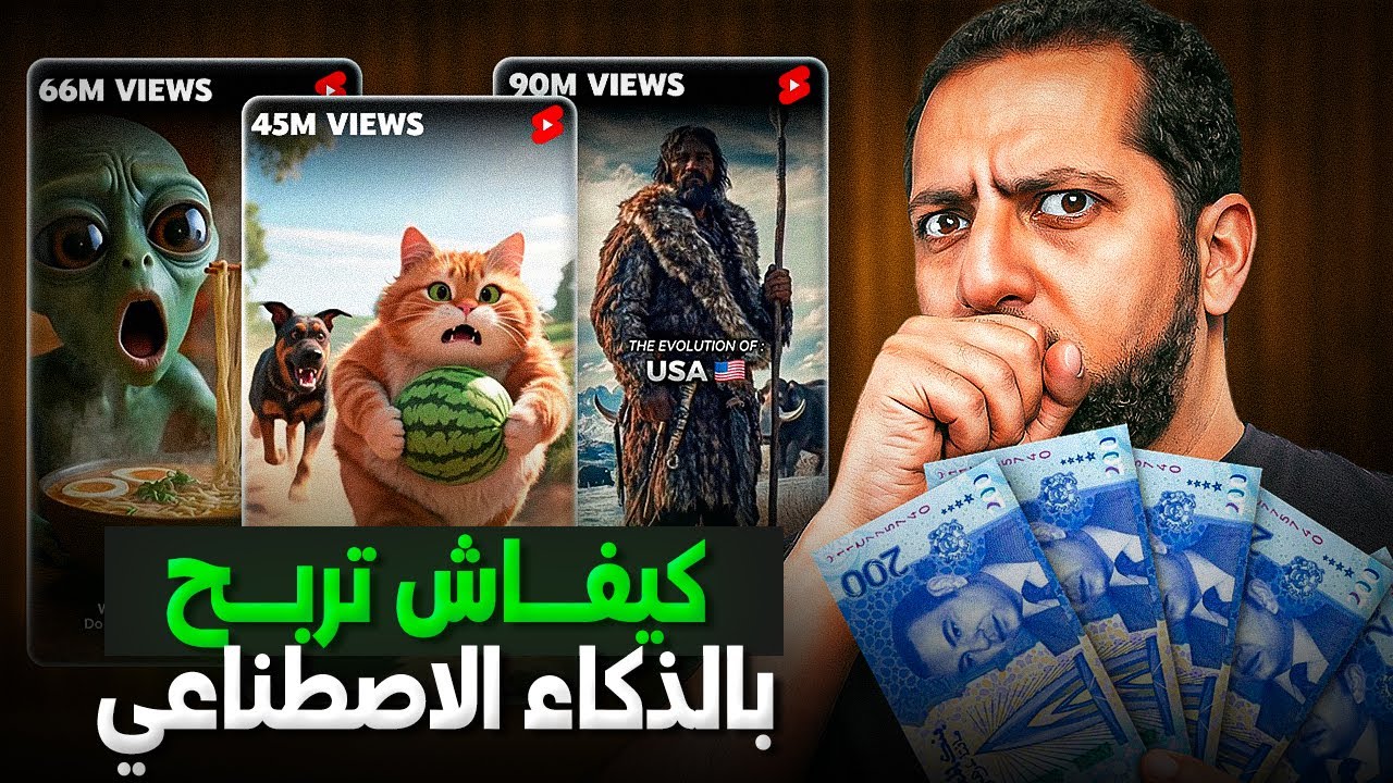 كيفاش تربح من قناة بالذكاء الاصطناعي بالمغرب