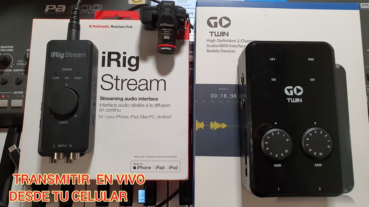 irig Stream vs TC Helicon Go Twin  🎛🎵 Interfaz De Audio Transmitir en vivo