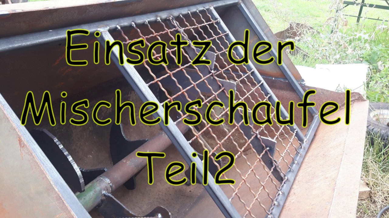 Beton Mischerschaufel im Einsatz | Teil2 | HD
