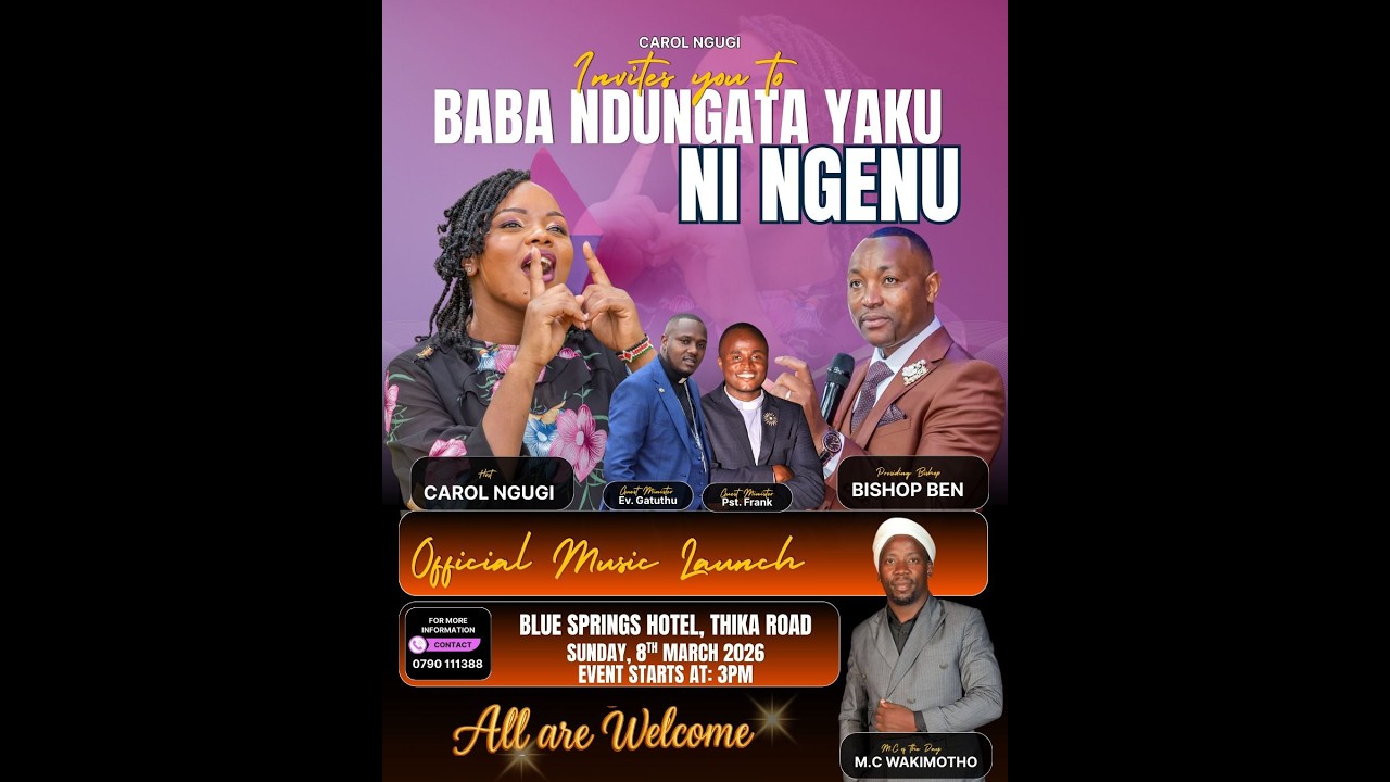 BABA NDUNGATA SONG LAUNCH || HOST : CARO NGUGI