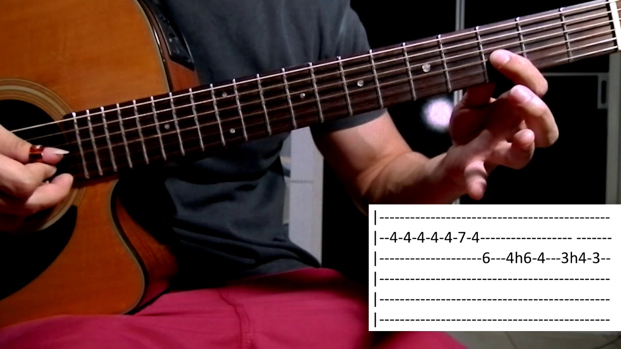 S de Saudade - Luiza e Maurílio e Zé Neto e Cristiano Aula Solo Violão (como tocar)