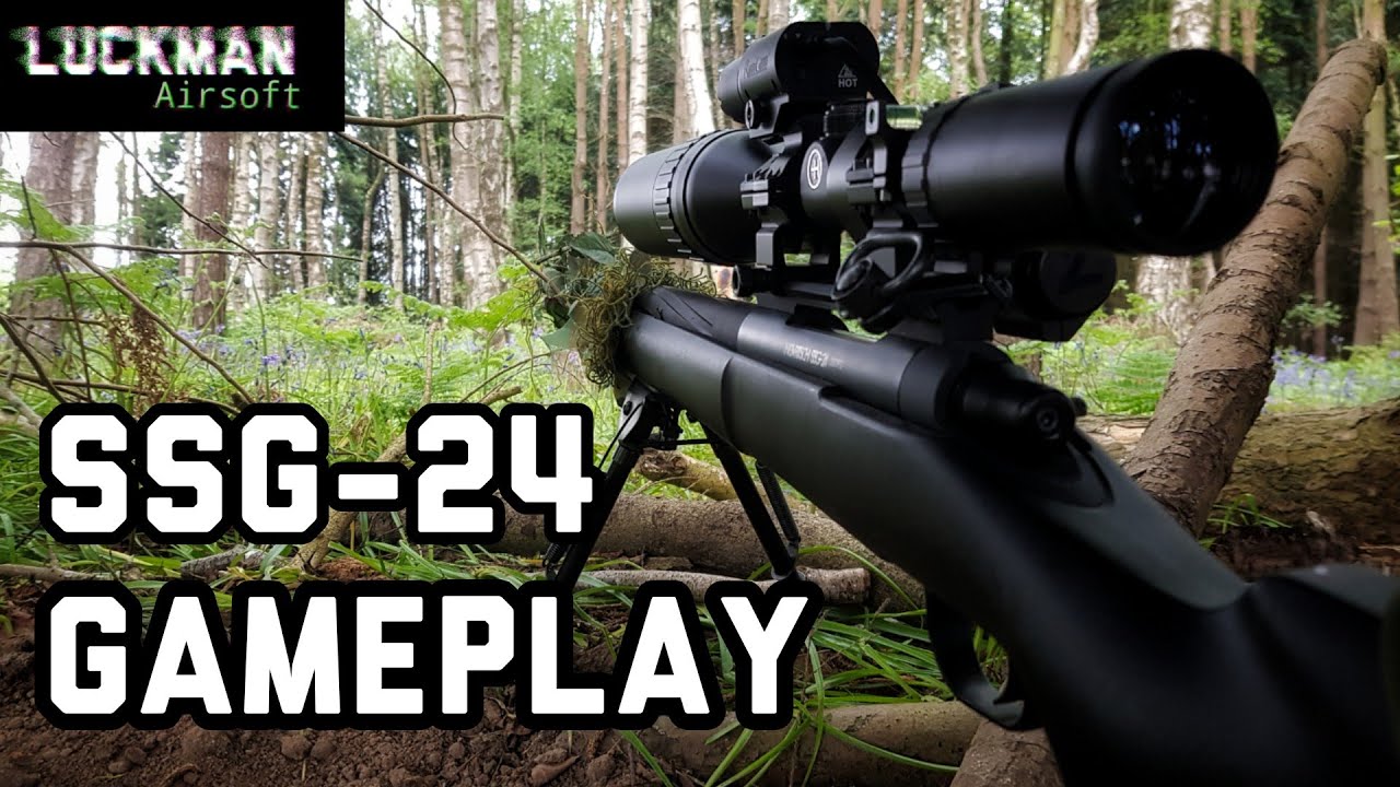 It's easy being a sniper with the SSG-24 | Airsoft sniper gameplay