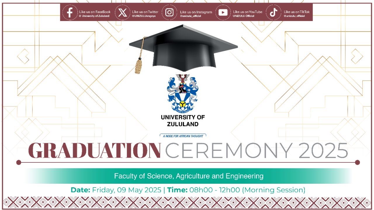 Graduation Ceremony 2025 -Faculty of Science, Agriculture and Engineering (Morning Session)