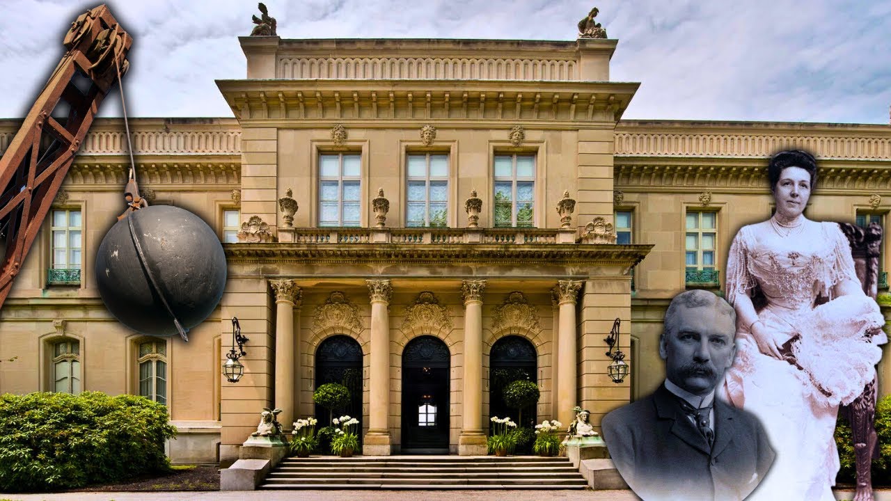 $50M Mansion Almost Destroyed for A StripMall - The Elms, Newport, RI