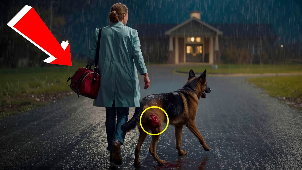 Tierärztin rettet einen weinenden Hund, der sich verzweifelt an eine Tasche klammert — was sie da...
