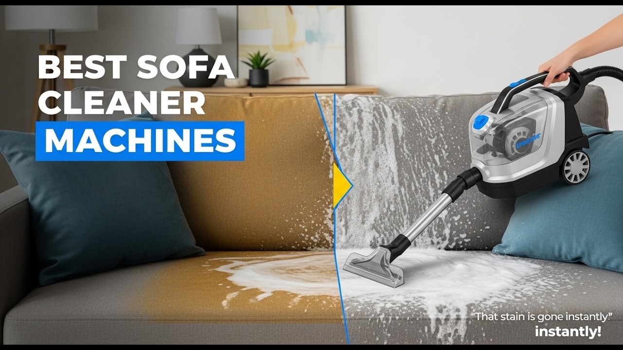 TOP 5 Best Sofa Cleaner Machines 2026 | Watch Me Destroy Stains With The Sofa Cleaner Machines