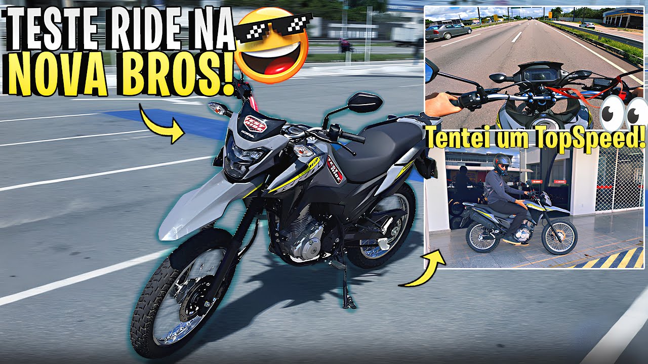 🔥TESTANDO A NOVA HONDA BROS 160 2025! A MOTO VALE A PENA?