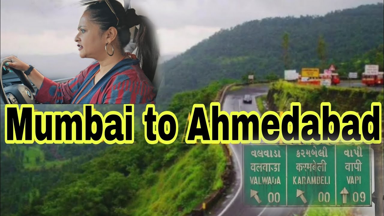 NAVI MUMBAI to AHMEDABAD by road  | Nh 48 |539kms  in 10 hrs | Gujarat ROAD TRIP | Hindi vlog |