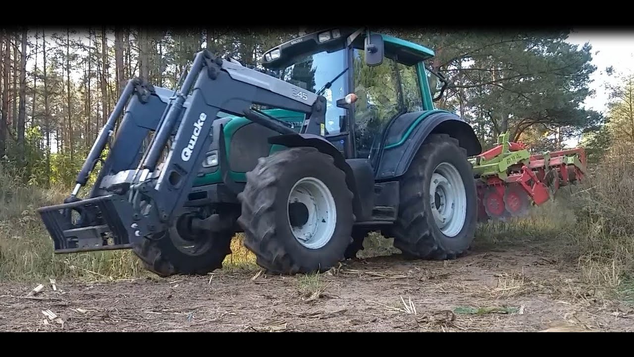 Talerzowanie kukurydzy 2019 !! VALTRA N92 i agregat talerzowy