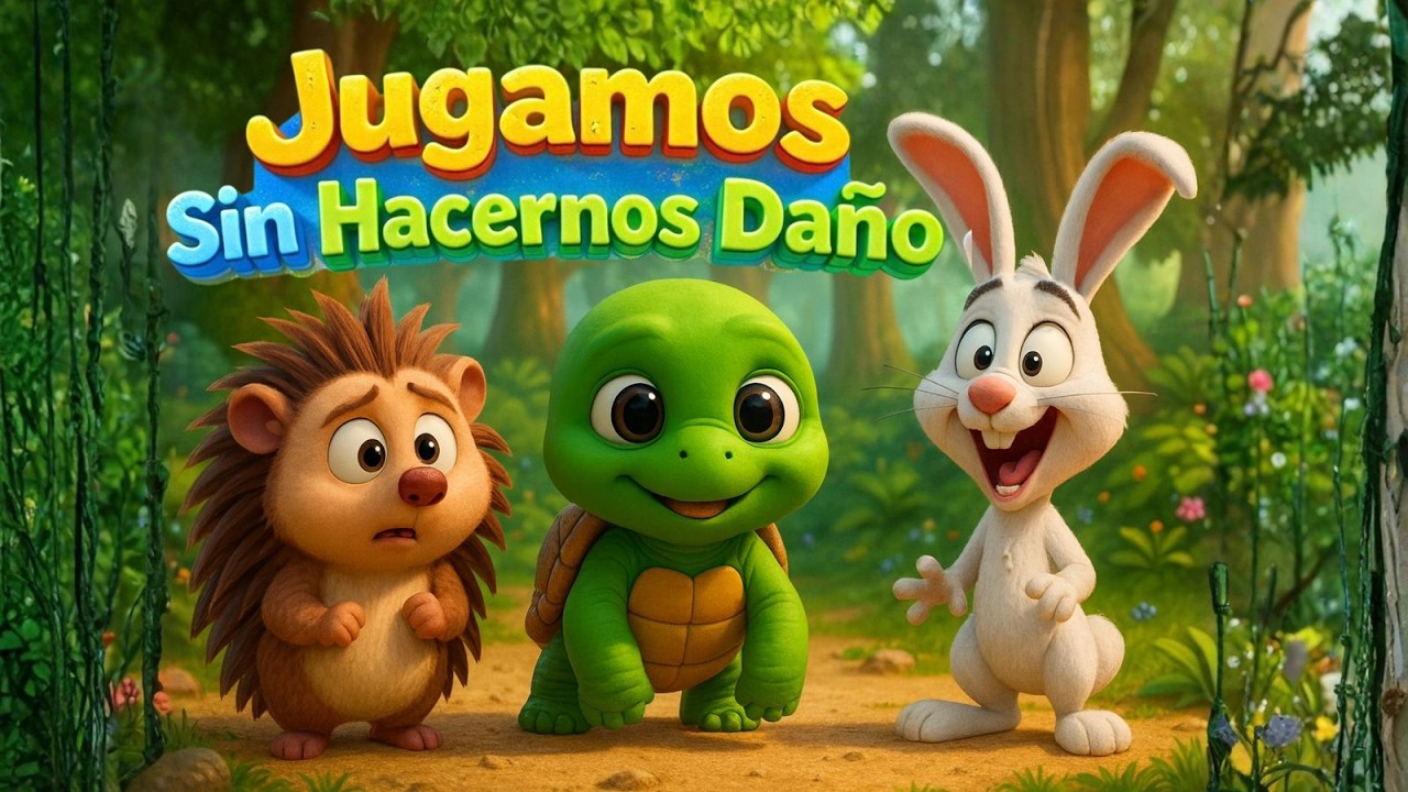 🎶🌈 CANCIONES INFANTILES EDUCATIVAS PARA NIÑOS | JUGAMOS SIN HACERNOS DAÑO | Nino y sus Amigos