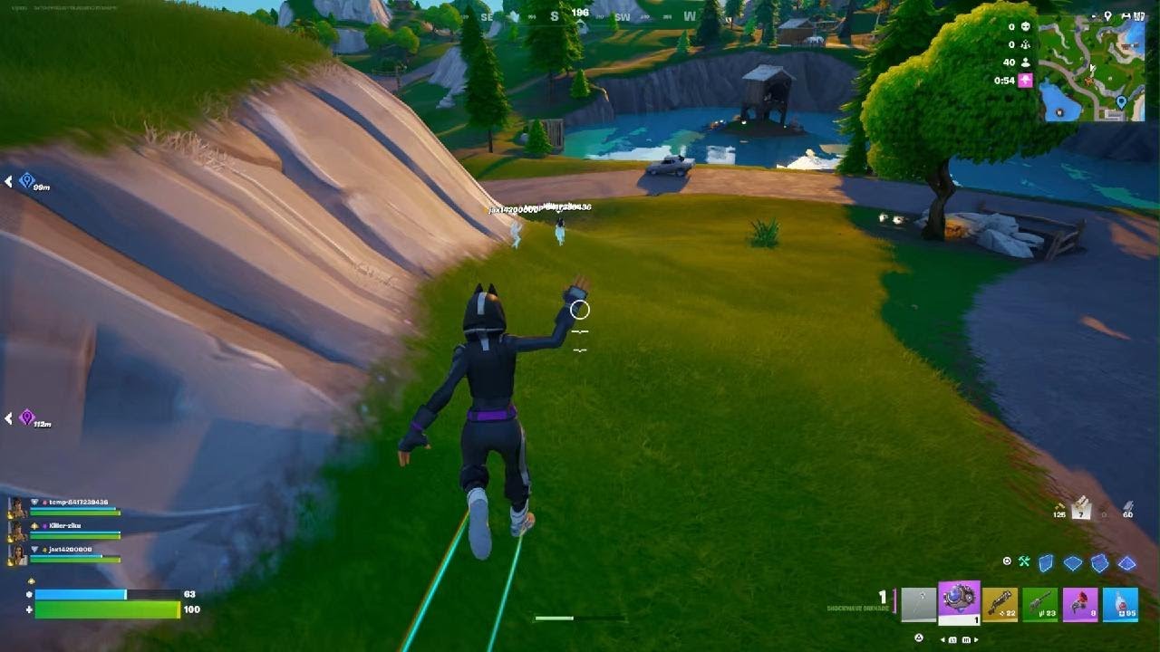 Winning a game of fortnite reload