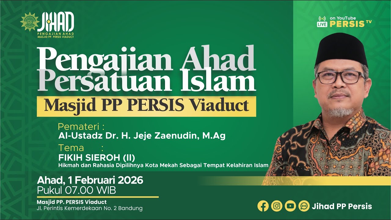 FIKIH SIEROH (II) Oleh : Al=Ustadz Jeje Zaenudin, M.Ag