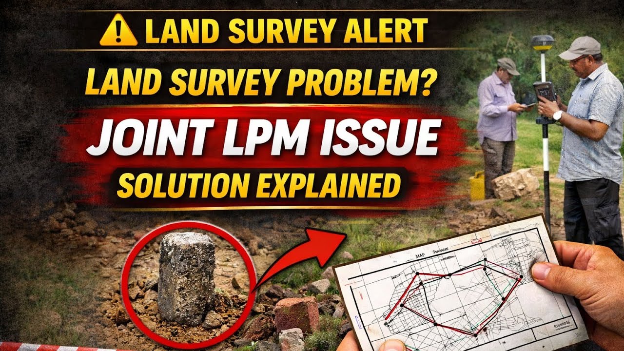 Re-survey joint LPM issues are resolved, no fees, no additional payments required