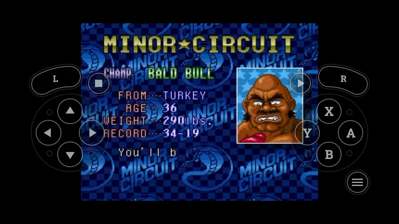 Circuito menor Super punch out
