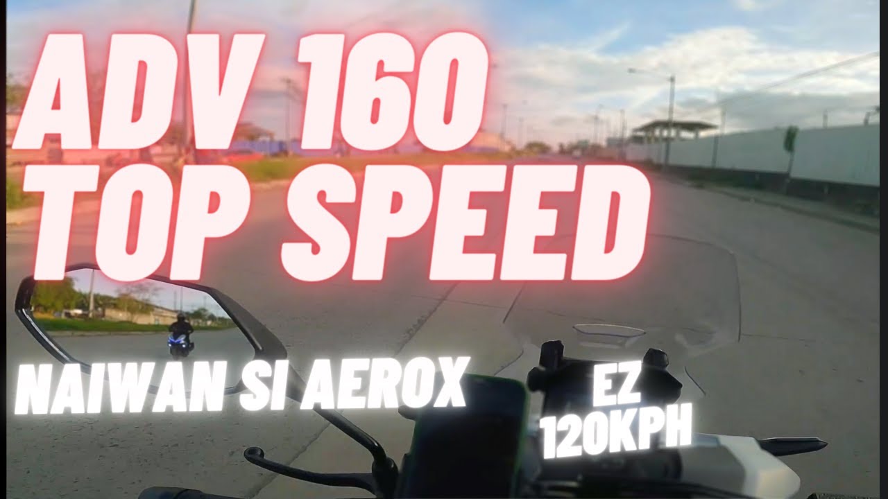 ADV 160 Top Speed Test | Stock ADV 160 Top speed vs Aerox