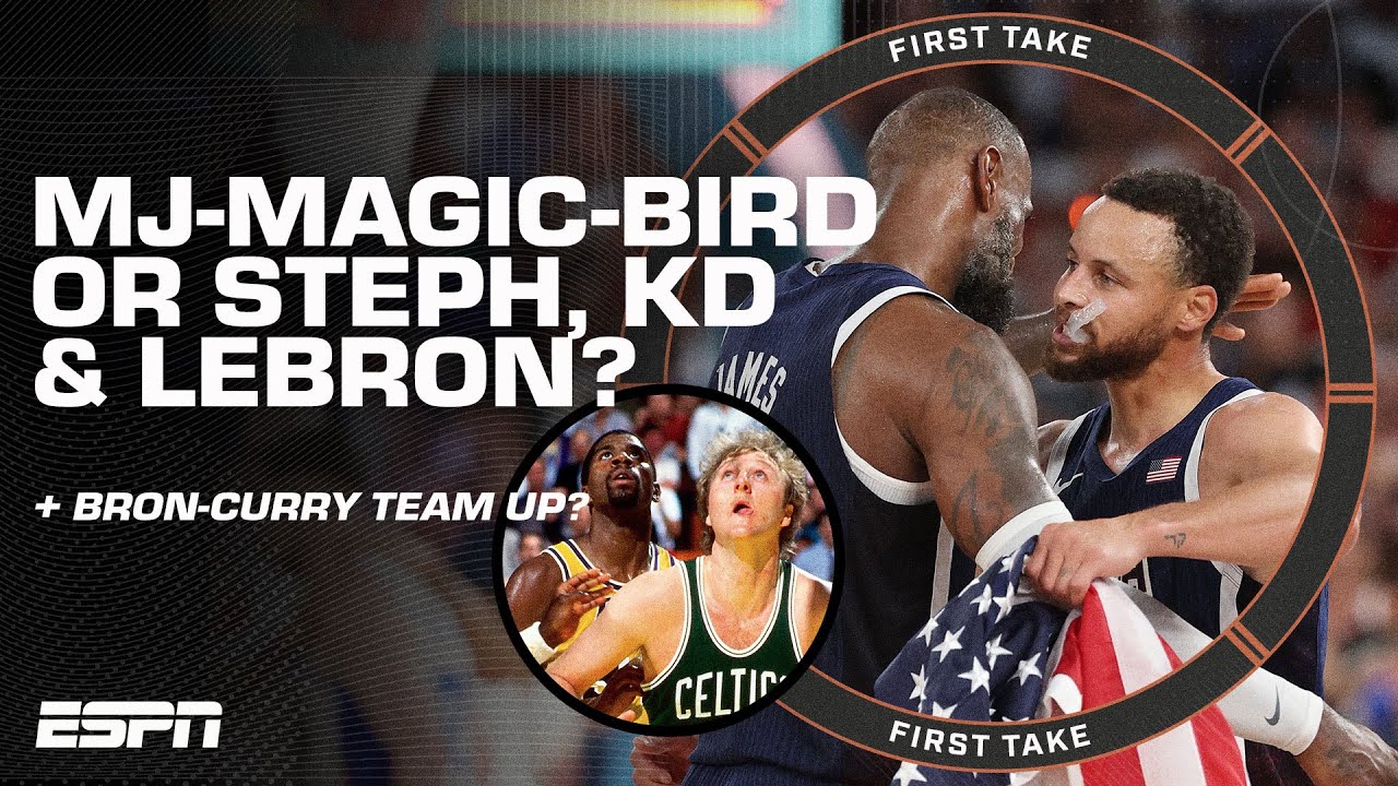 Debating the BEST Big 3 era + LeBron & Curry TEAMING UP in the future? 👀 | First Take