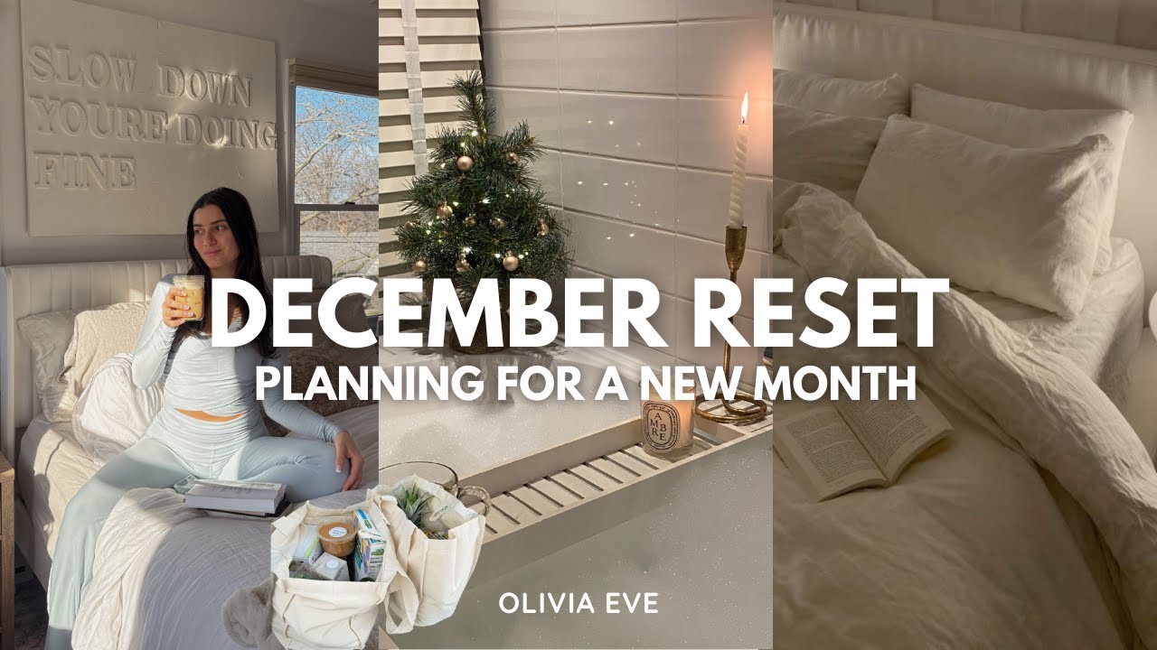 December Reset Vlog | Planning, Goal Setting, Journaling, Cleaning & Fresh Start for Winter