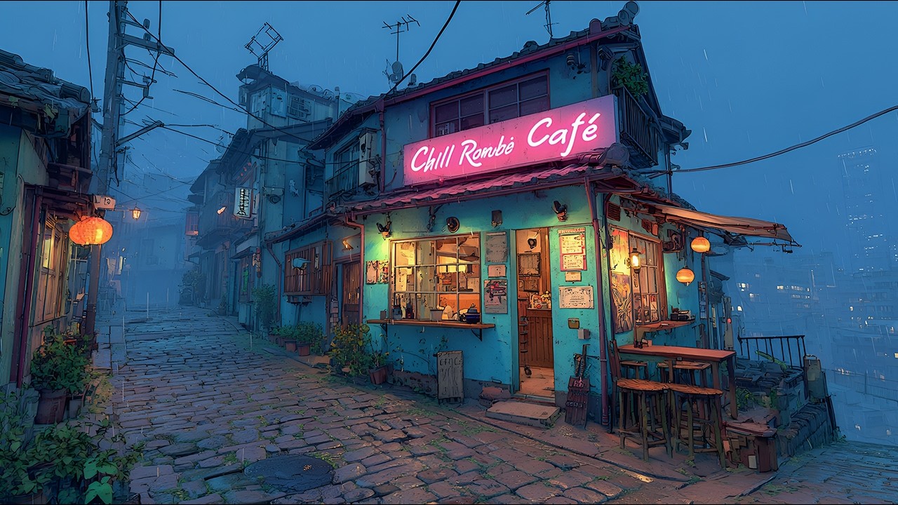 90s Lofi Chillhop 🌧️ Rainy Ambience for Late Night Study Sessions | 12 Hour Chill Mix