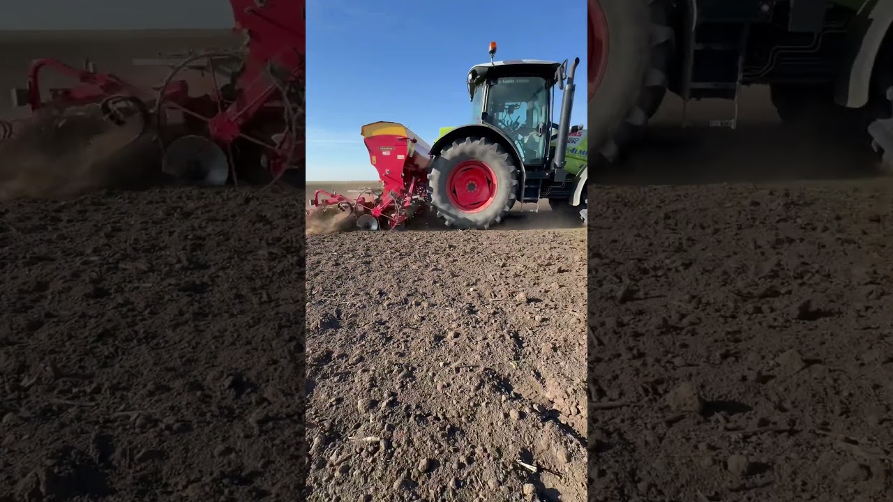 CLAAS ARION 620& VADERSTAD CARRIER DRILL 300