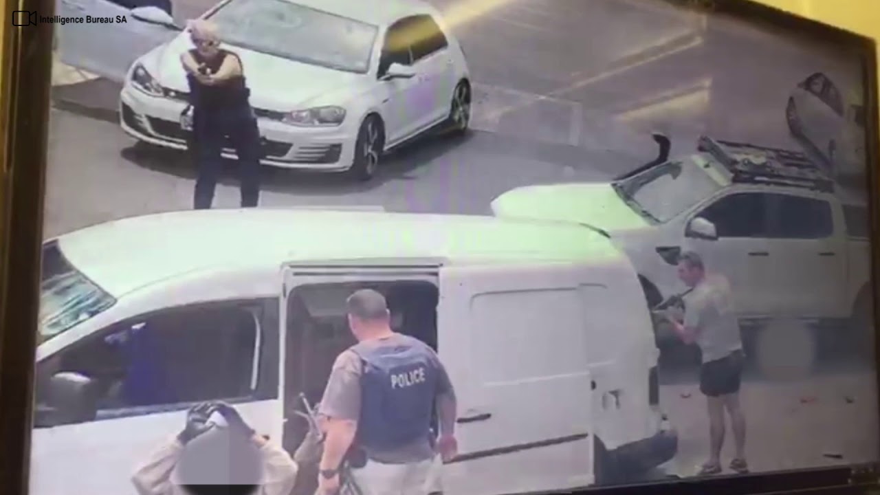 Dramatic CCTV footage shows Police arresting suspected house robbers in Bedfordview