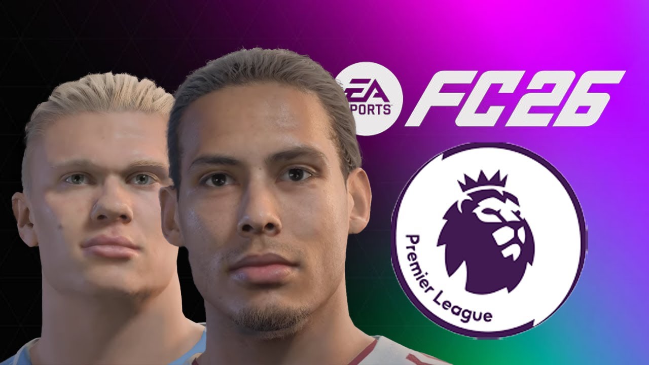 PREMIER LEAGUE - EAFC 26 - ALL PLAYER FACES AND RATINGS (ENGLAND)