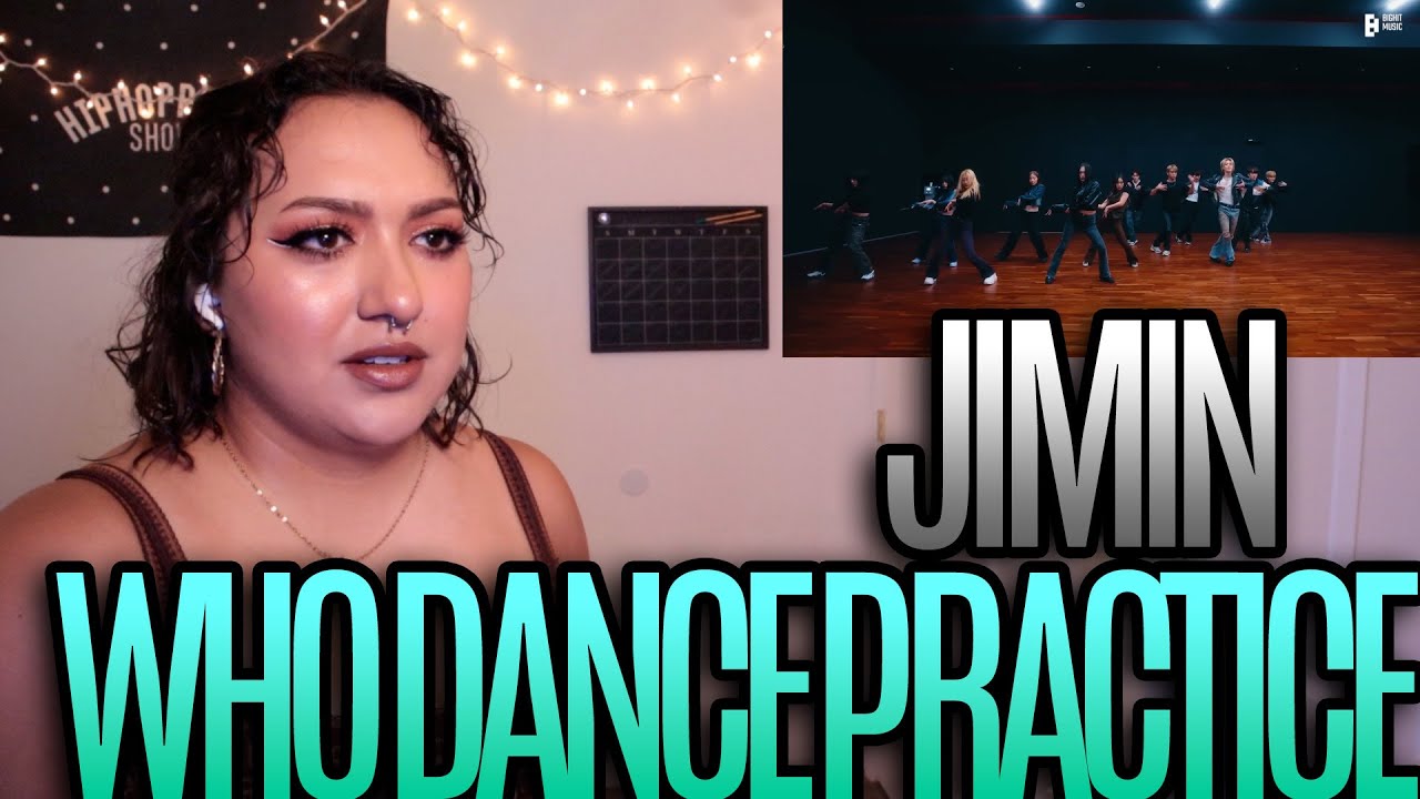 지민 (Jimin) ‘Who’ Dance Practice Reaction