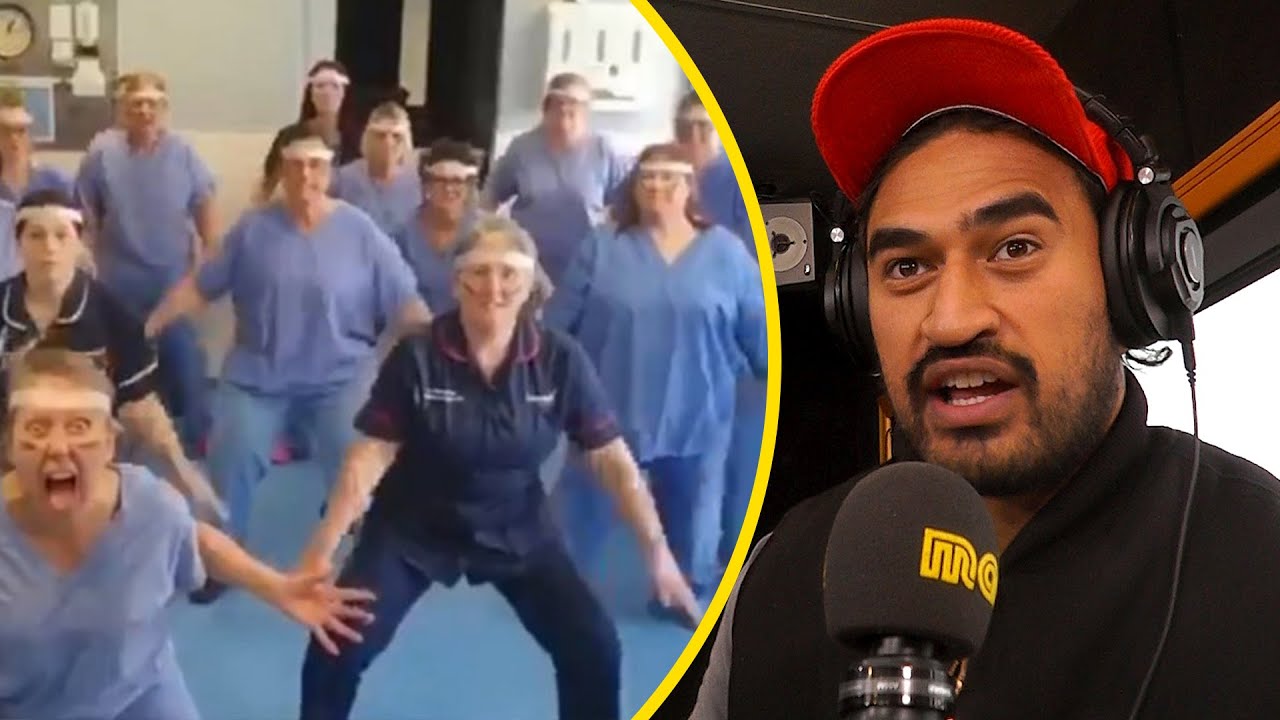 Nickson, Tegan and Jordan address the UK nurses haka video