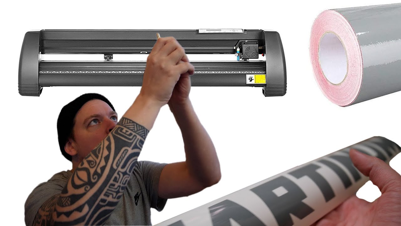 Schriftart aus Folie plotten | Tutorial mit China Schneideplotter | Vevor Vinylschneider | Deutsch