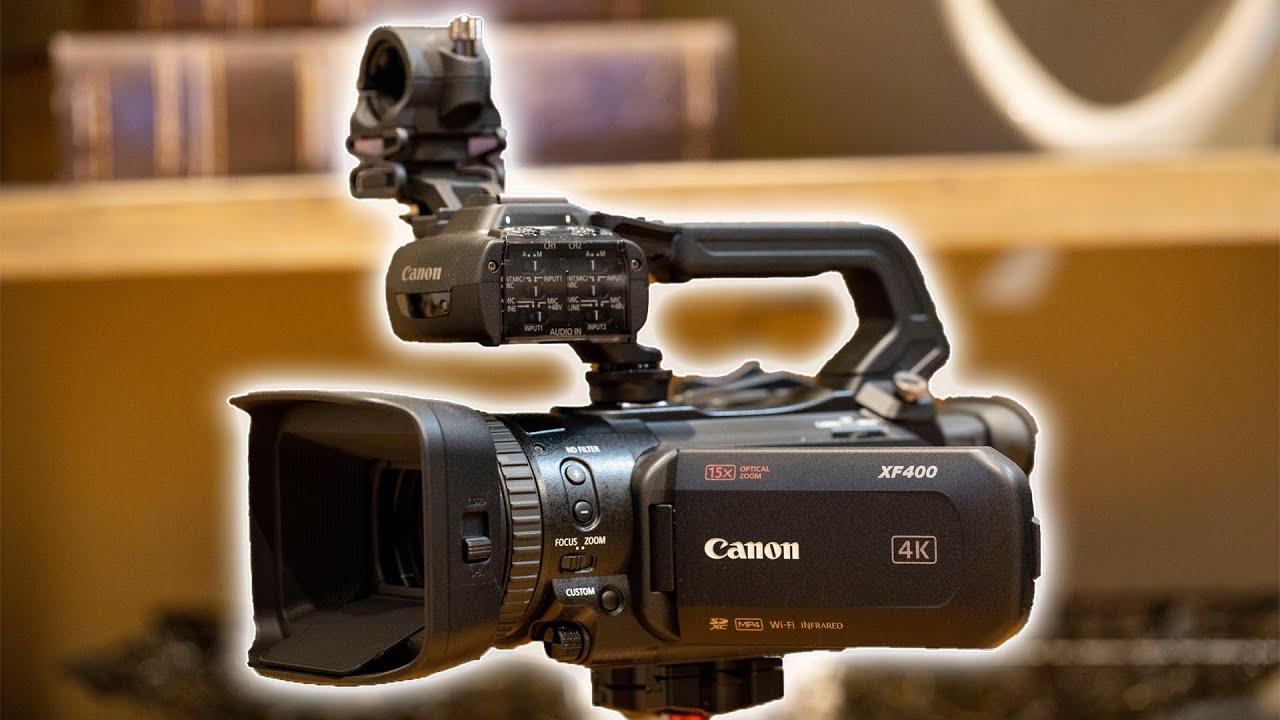 Unboxing The Amazing CANON XF400 4K Camcorder