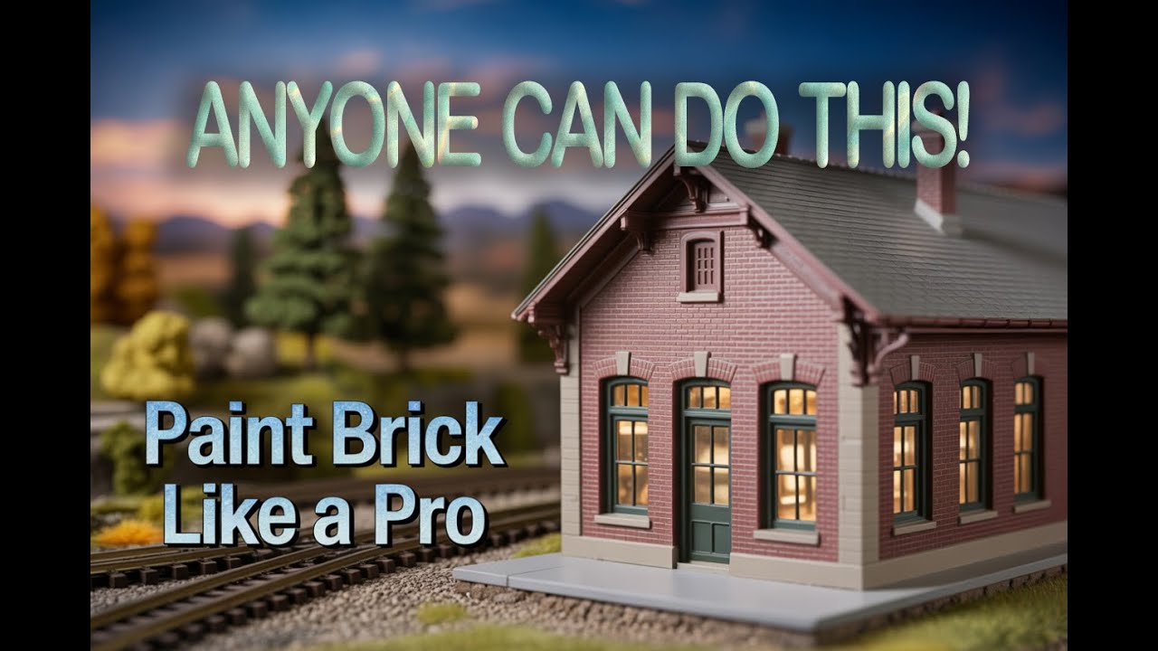 Easiest and Cheapest Way To Make and Apply Your Own Brick Mortar For Any Type Of Model or Diorama