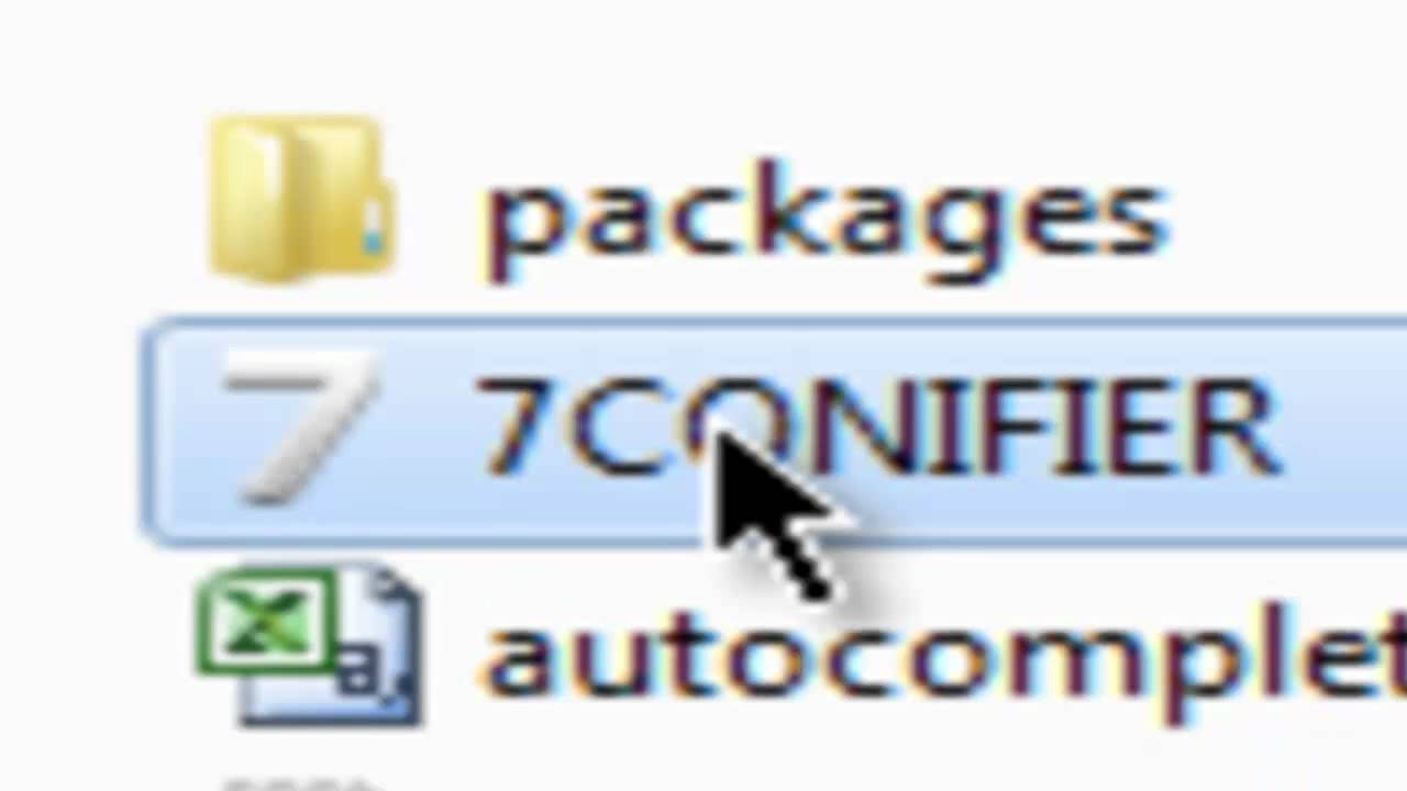 Como mudar os icones da barra de tarefas pelo 7 Conifier