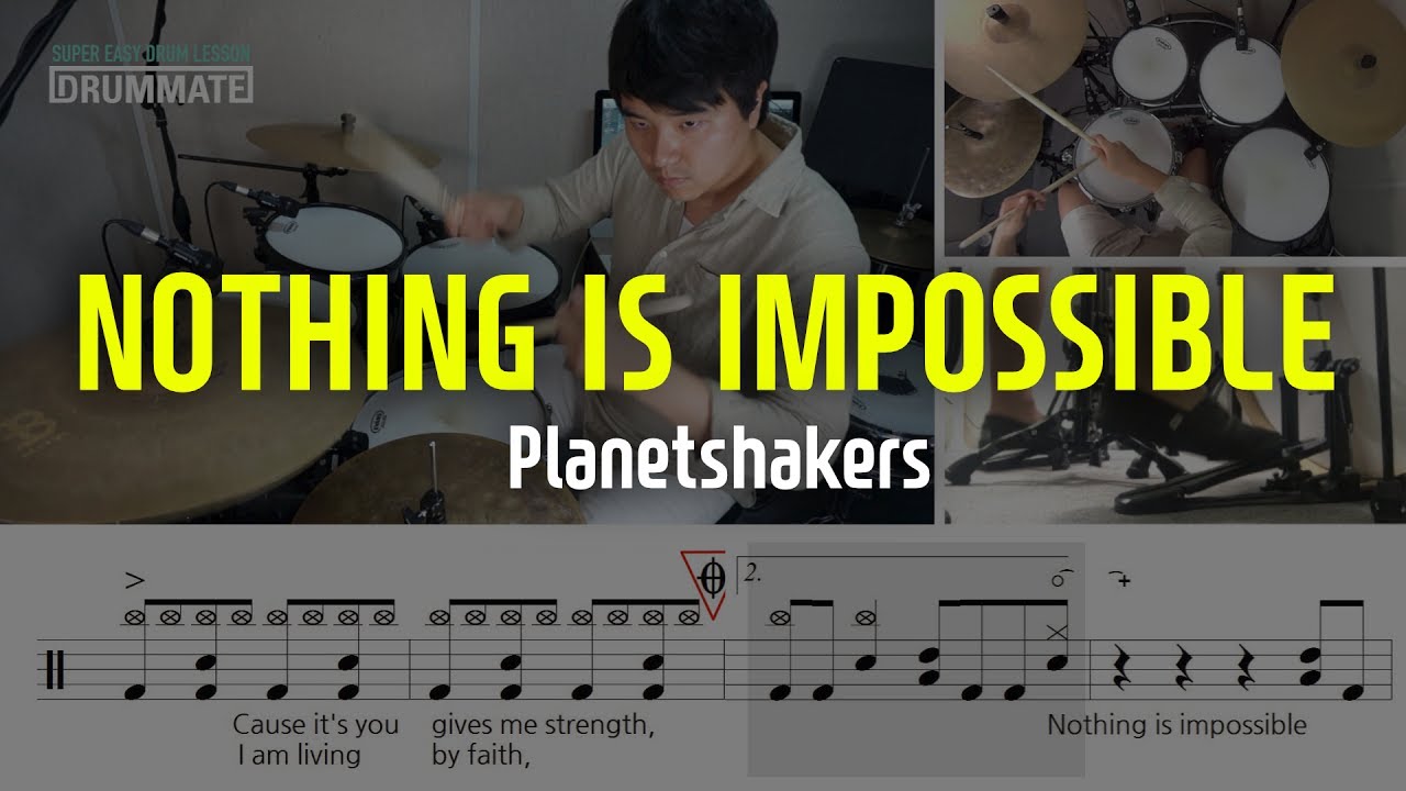 [Lv.14] Nothing Is Imposible - Planetshakers | Drum Cover | Transcription