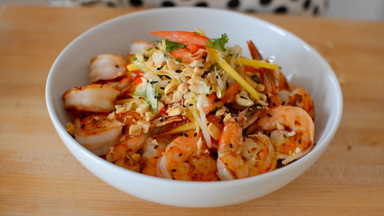 Mango Shrimp Salad - Fresh Fruity Salad Recipe