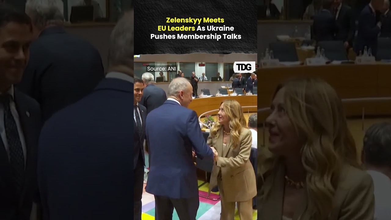 Zelenskyy Meets EU Leaders As Ukraine Pushes For Membership Talks