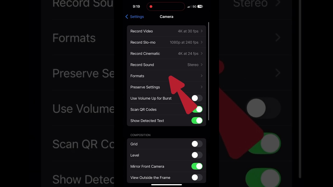 How to enable 24 mp camera on iPhone 15 #shorts #camera #iphone #new