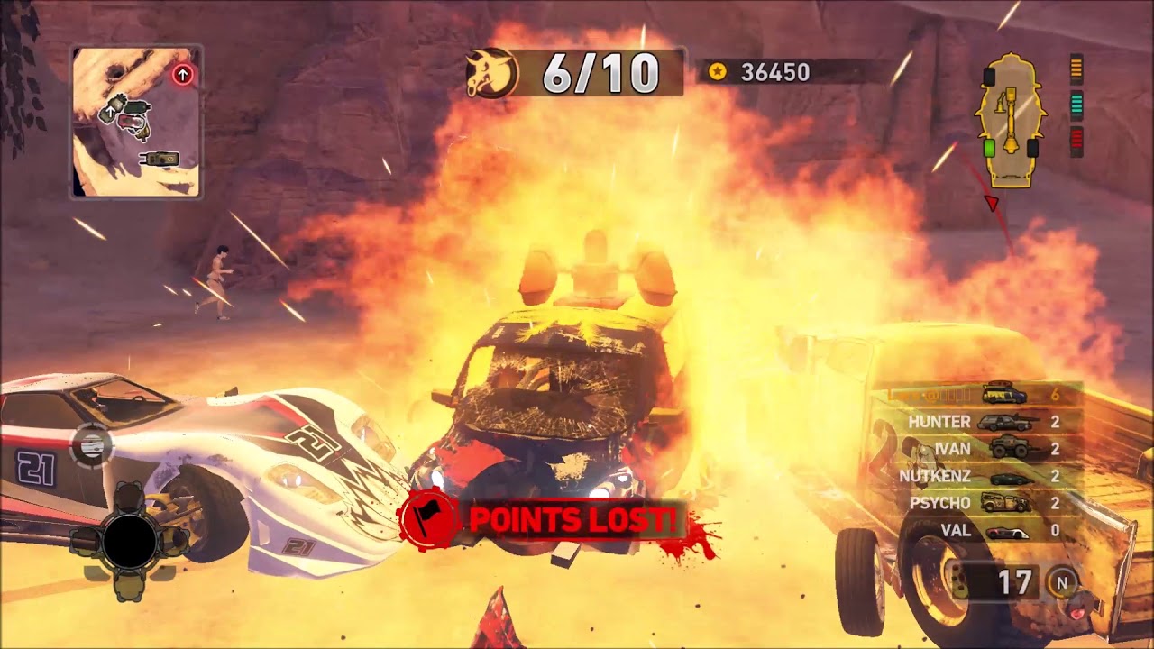 Carmageddon Max Damage, Chapter #6-3, Twig N  Berries & Tropi Kill , Up Tower Top Ranking