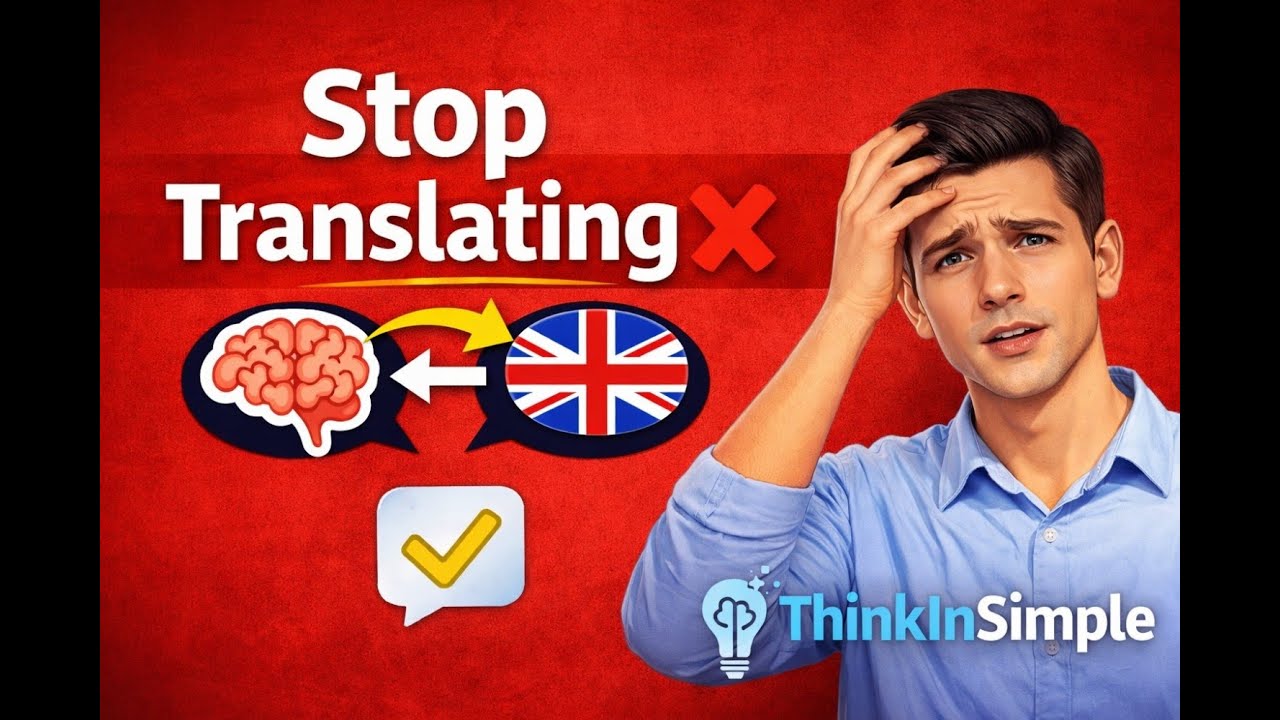Speak English Like a Pro | 2️⃣ Stop Translating in Your Head | Speak English Faster
