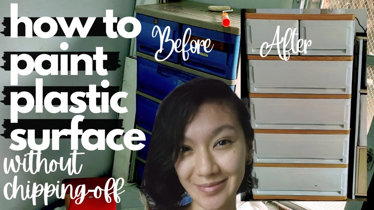 DIY: HOW TO PAINT PLASTICS w/o PEELING | NO SANDING | OROCAN DRAWER MAKE-OVER | After 2 WEEKS Update