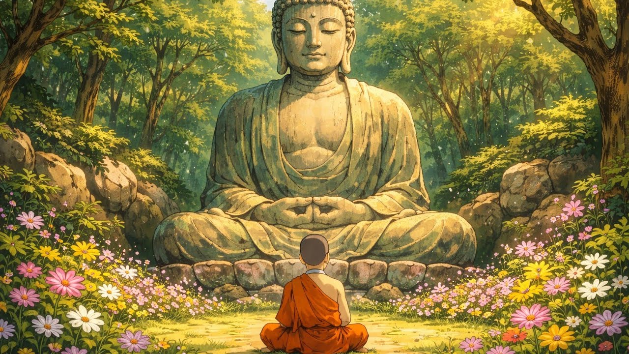 Peaceful Buddha Meditation Music 🌿 Deep Relaxing Nature Sounds#meditation #zen #relax 